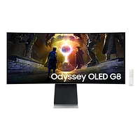 34" Odyssey OLED G8 G85SD Ultra WQHD 175Hz Gaming Monitor | Samsung Canada