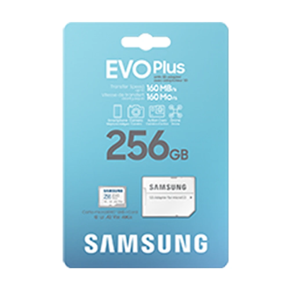 MicroSD Card EVO Plus 256GB | Samsung Canada