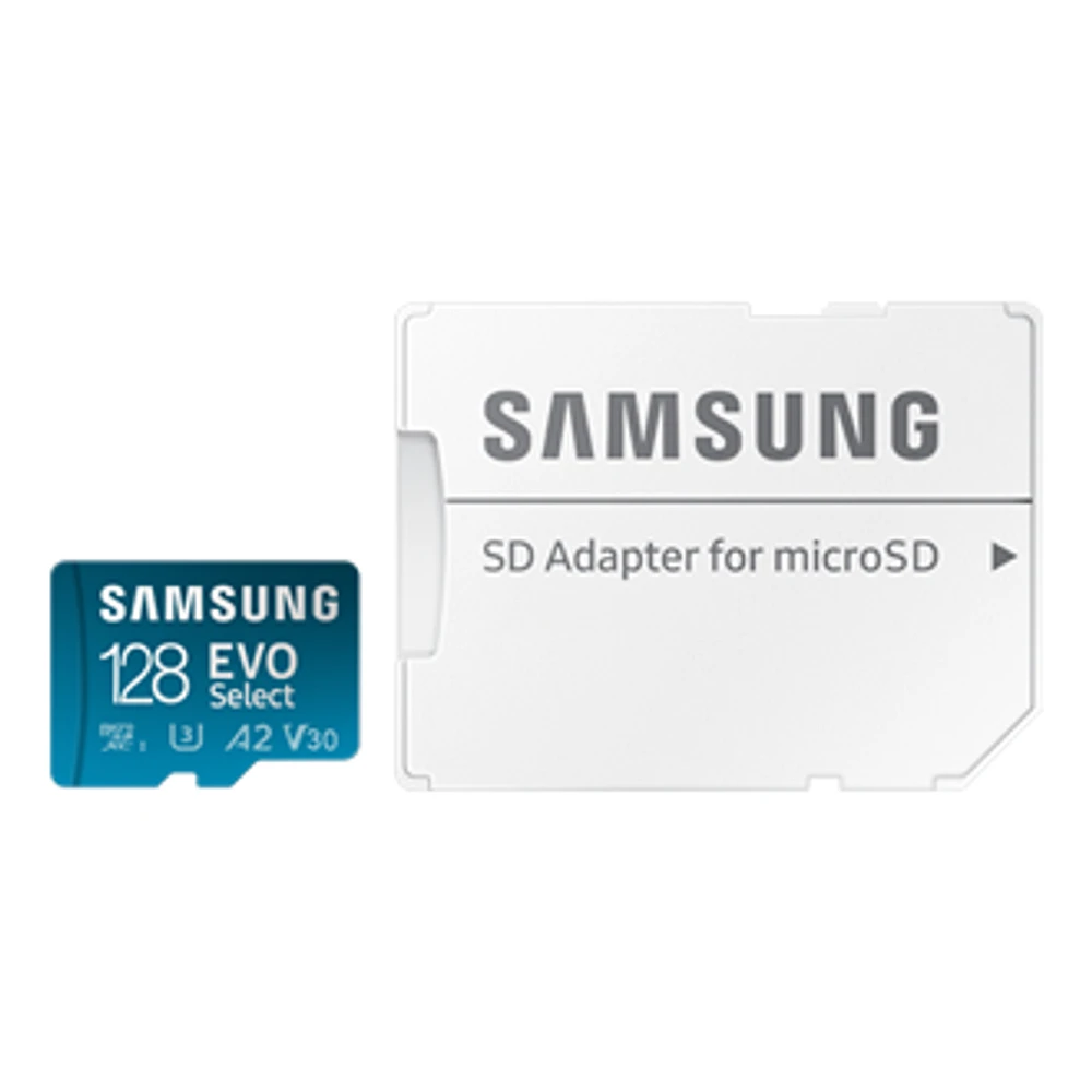 Samsung MicroSD Card EVO Select 128GB MB-ME128SA/AM | Samsung Canada