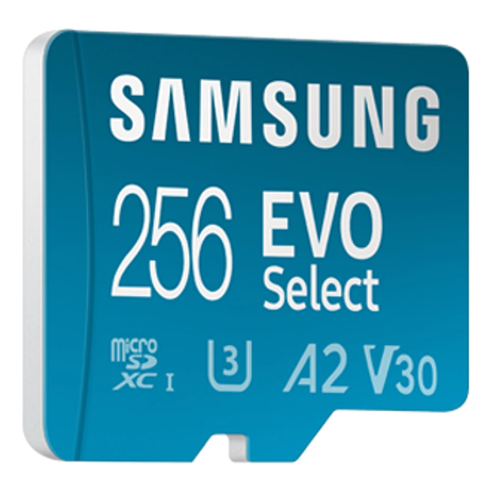 Samsung MicroSD Card EVO Select 256GB MB-ME256SA/AM | Samsung Canada