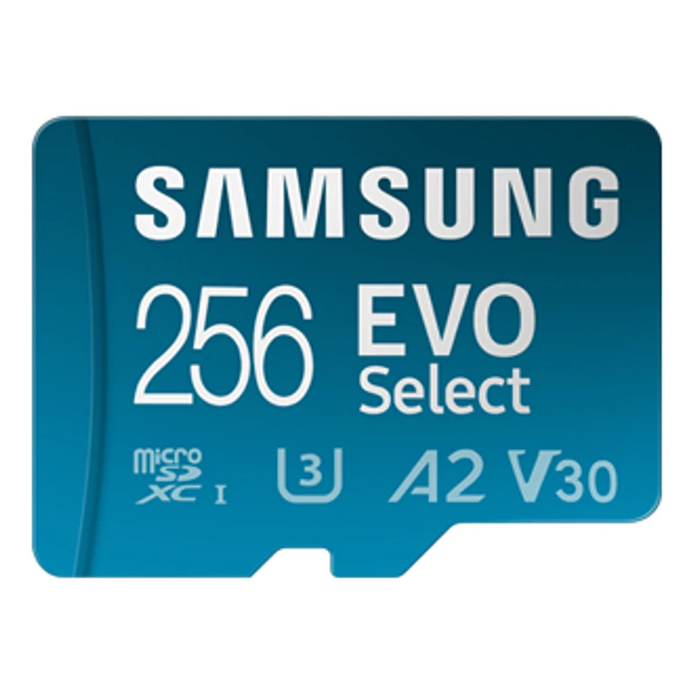 Samsung MicroSD Card EVO Select 256GB MB-ME256SA/AM | Samsung Canada