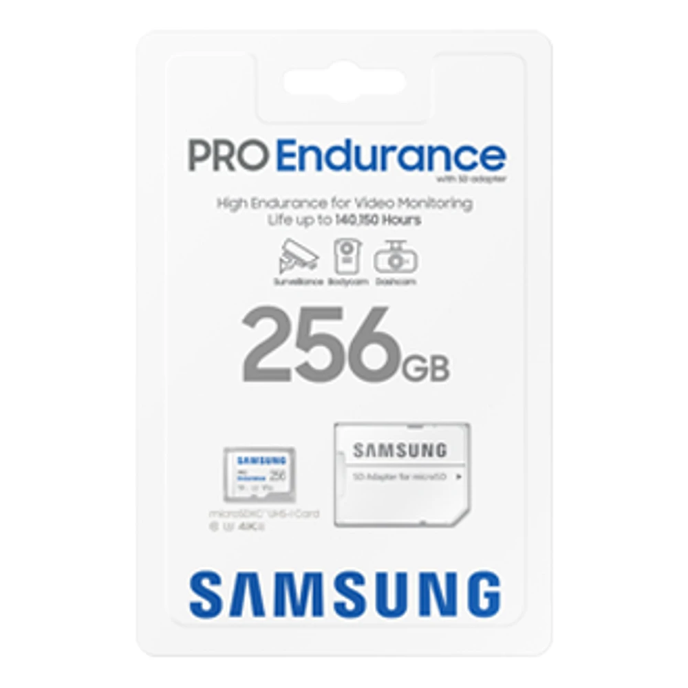 Samsung Pro Endurance MicroSD 256GB | Samsung Canada