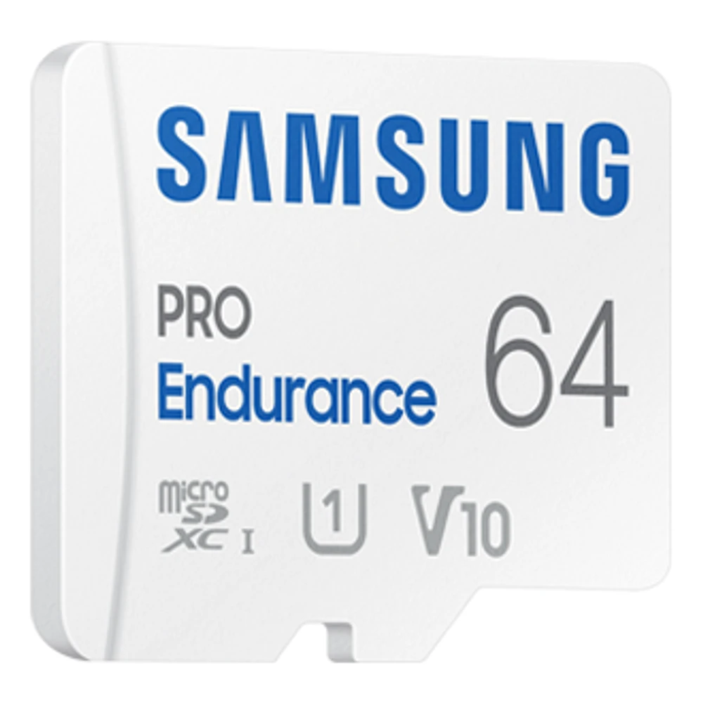 Samsung Pro Endurance 64GB MicroSD Card | Samsung Canada