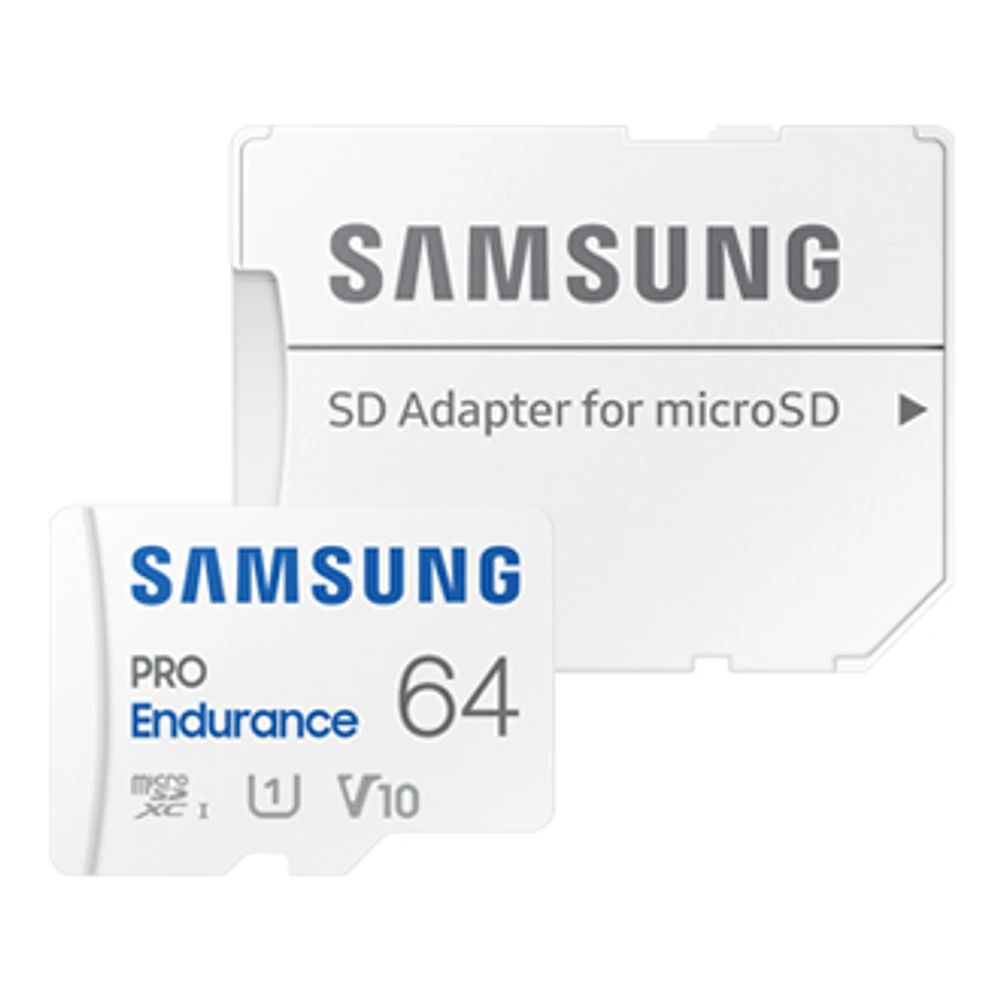 Samsung Pro Endurance 64GB MicroSD Card | Samsung Canada