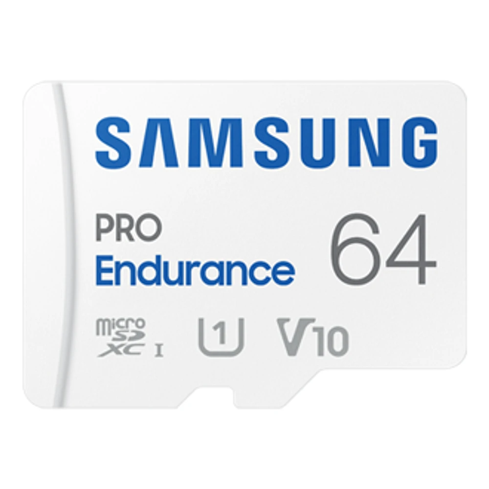 Samsung Pro Endurance 64GB MicroSD Card | Samsung Canada