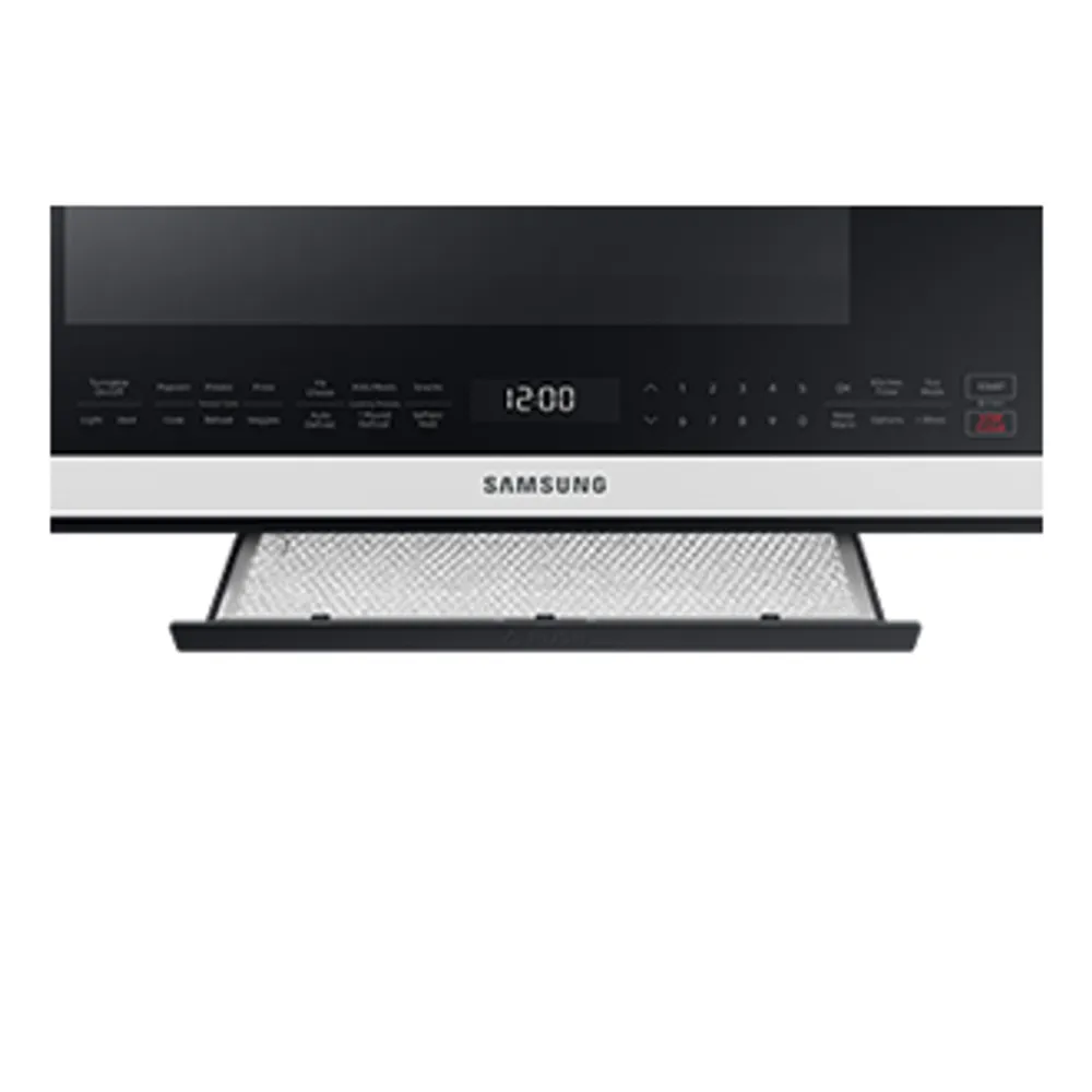 2.1 cu.ft. Over-the-Range Microwave with 400 CFM and Glass Touch Control | Samsung Canada