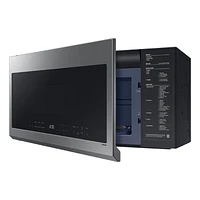 2.1 cu.ft Over the Range Microwave with Finger Print Resistant Finish | Samsung Canada