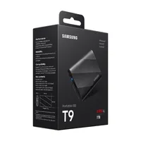 Samsung Portable SSD T9 Black | Samsung Canada