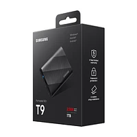 Samsung Portable SSD T9 Black | Samsung Canada