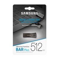 Samsung BAR Plus USB 3.1 Flash Drive Grey (512GB) | Samsung Canada