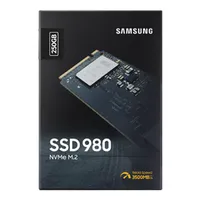 980 PCIe 3.0 NVMe M.2 SSD, 250 GB | Samsung Canada