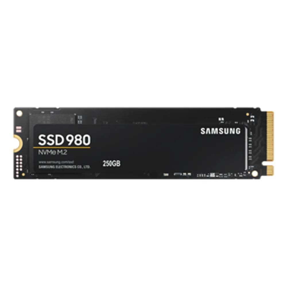 980 PCIe 3.0 NVMe M.2 SSD, 250 GB | Samsung Canada