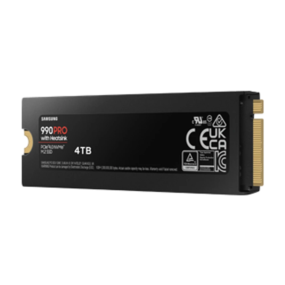Samsung 990 PRO with Heatsink 4TB PCIe NVMe 4.0 M.2 Internal Solid State Drive SSD | Samsung Canada