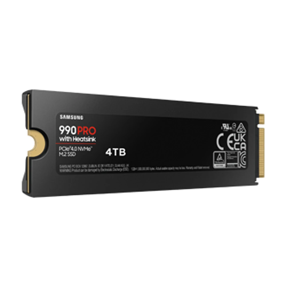 Samsung 990 PRO with Heatsink 4TB PCIe NVMe 4.0 M.2 Internal Solid State Drive SSD | Samsung Canada