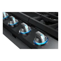 30" Smart Gas Cooktop with 22K BTU Dual Power Burner | Samsung Canada