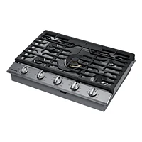 30" Smart Gas Cooktop with 22K BTU Dual Power Burner | Samsung Canada