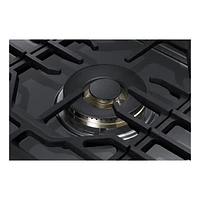 30" Smart Gas Cooktop with 22K BTU Dual Power Burner | Samsung Canada