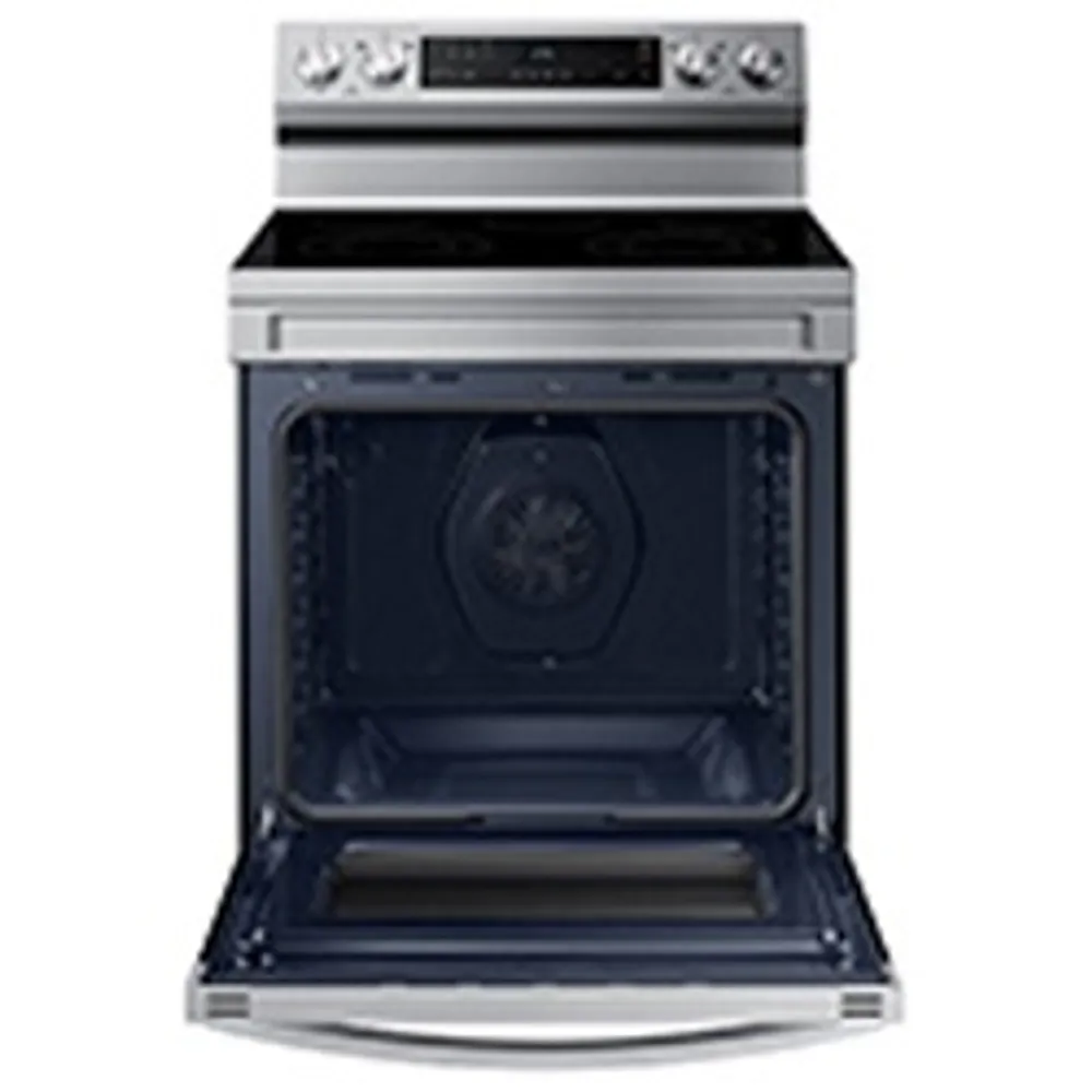 30" 6.3 cu. Ft. Smart Electric Freestanding Fan Convection Range with Air Fry | Samsung Canada