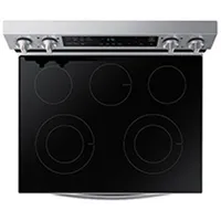 30" 6.3 cu. Ft. Smart Electric Freestanding Fan Convection Range with Air Fry | Samsung Canada