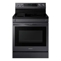 30" 6.3 cu. Ft. Smart Electric Freestanding True Convection Range with Air Fry | Samsung CA