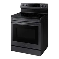 30" 6.3 cu. Ft. Smart Electric Freestanding True Convection Range with Air Fry | Samsung CA