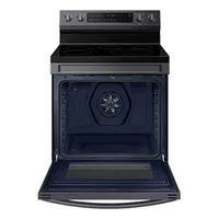 30" 6.3 cu. Ft. Smart Electric Freestanding True Convection Range with Air Fry | Samsung CA