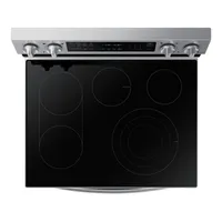 30" 6.3 cu. Ft. Smart Electric Freestanding True Convection Range with Air Fry | Samsung CA