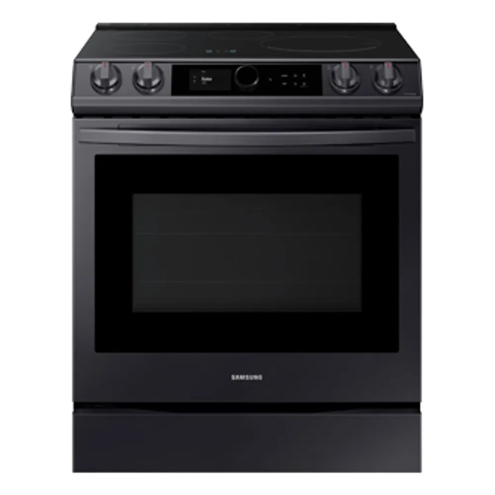 30" 6.3 cu. Ft. Smart Induction Slide-in True Convection Range with Smart Dial & Air Fry | Samsung Canada