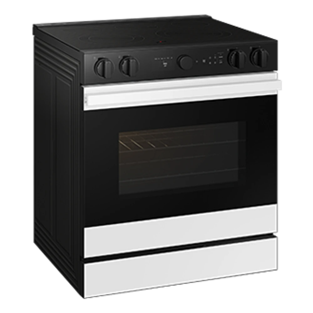 6.3 cu.ft. Electric Slide-In Range with Oven Camera | Samsung Canada