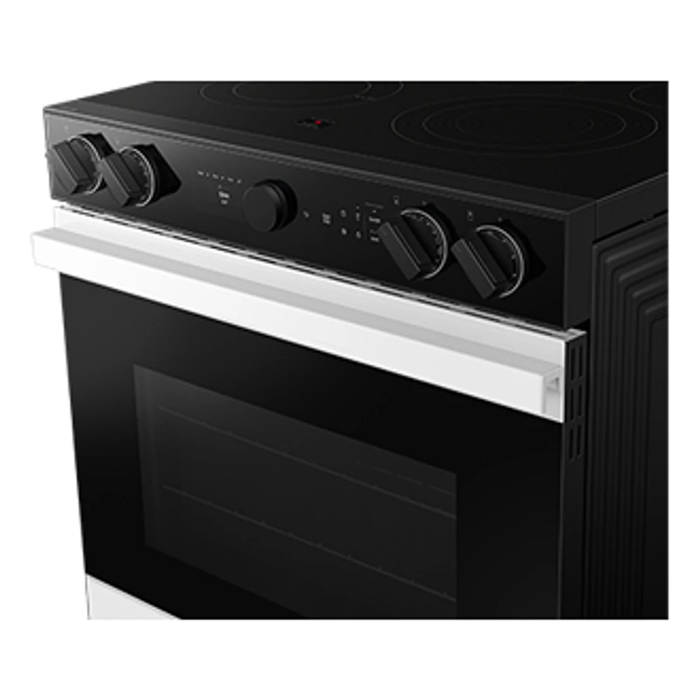 6.3 cu.ft. Electric Slide-In Range with Oven Camera | Samsung Canada