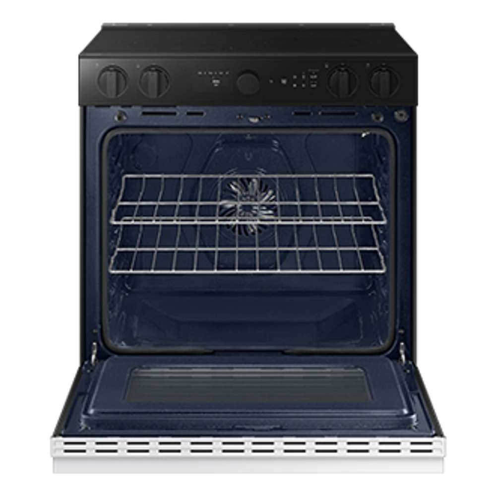 6.3 cu.ft. Electric Slide-In Range with Oven Camera | Samsung Canada