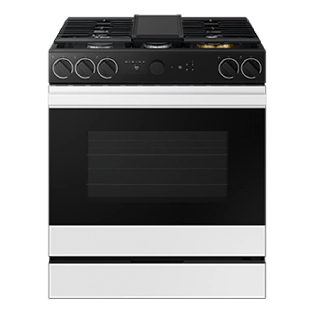 6.0 cu.ft. Gas Slide-In Range with Smart Oven Camera | Samsung Canada