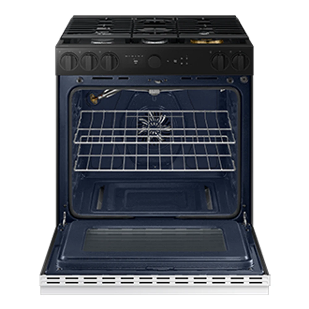 6.0 cu.ft. Gas Slide-In Range with Smart Oven Camera | Samsung Canada