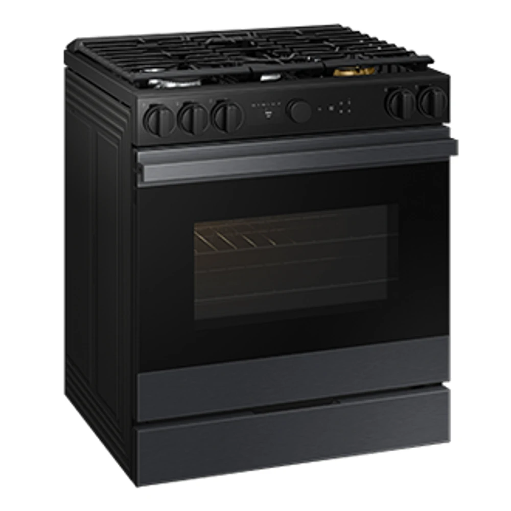 6.0 cu.ft. Gas Slide-In Range with Air Sous Vide | Samsung Canada