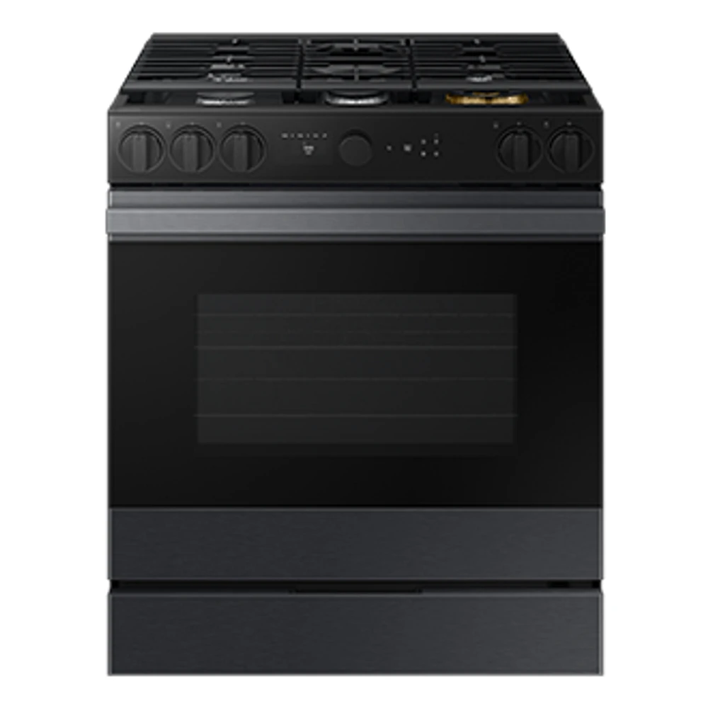 6.0 cu.ft. Gas Slide-In Range with Air Sous Vide | Samsung Canada