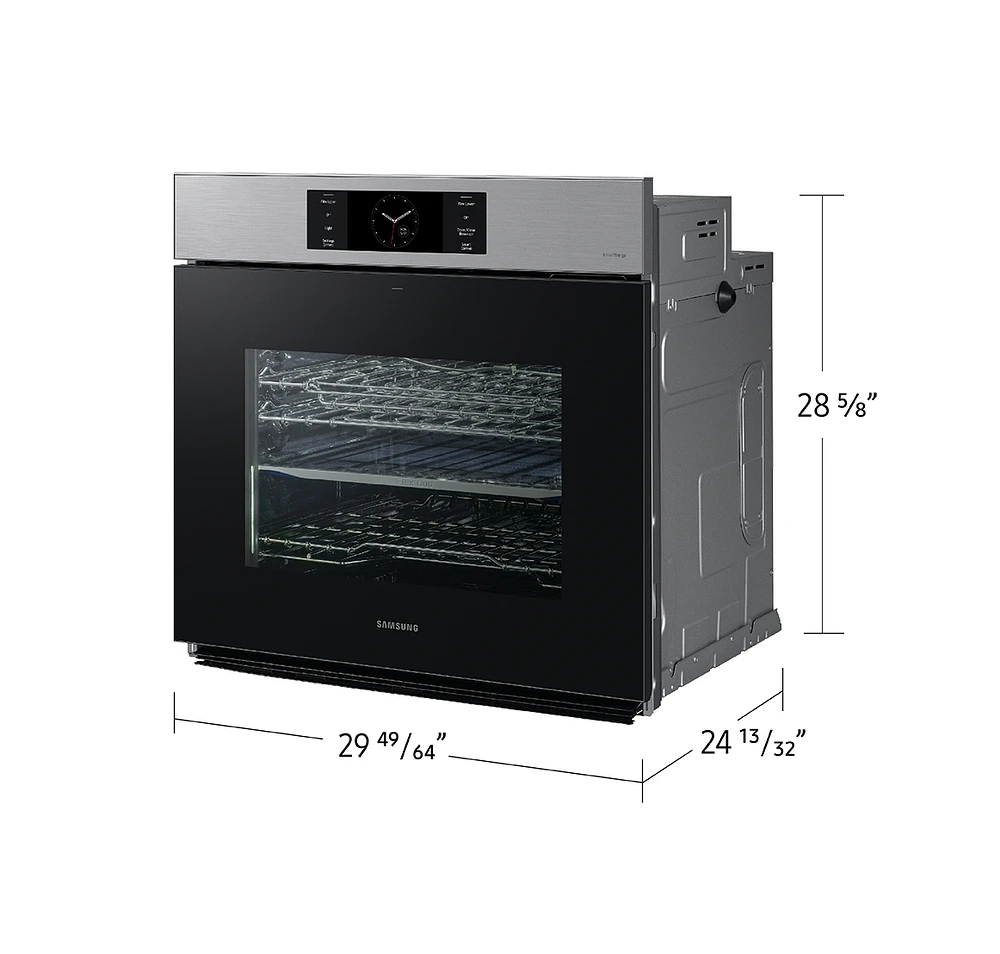 5.1 cu. Ft. 7 Series Single Wall Oven with AI Camera, Flex Duo, and Steam Cook | Samsung Canada