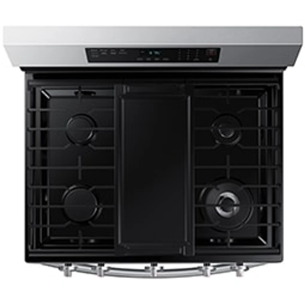 30" 6.0 cu. Ft. Smart Gas Freestanding Fan Convection Range with Air Fry | Samsung Canada