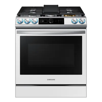 30" 6.0 cu. Ft. Smart Gas Slide-in True Convection Range with Smart Dial
