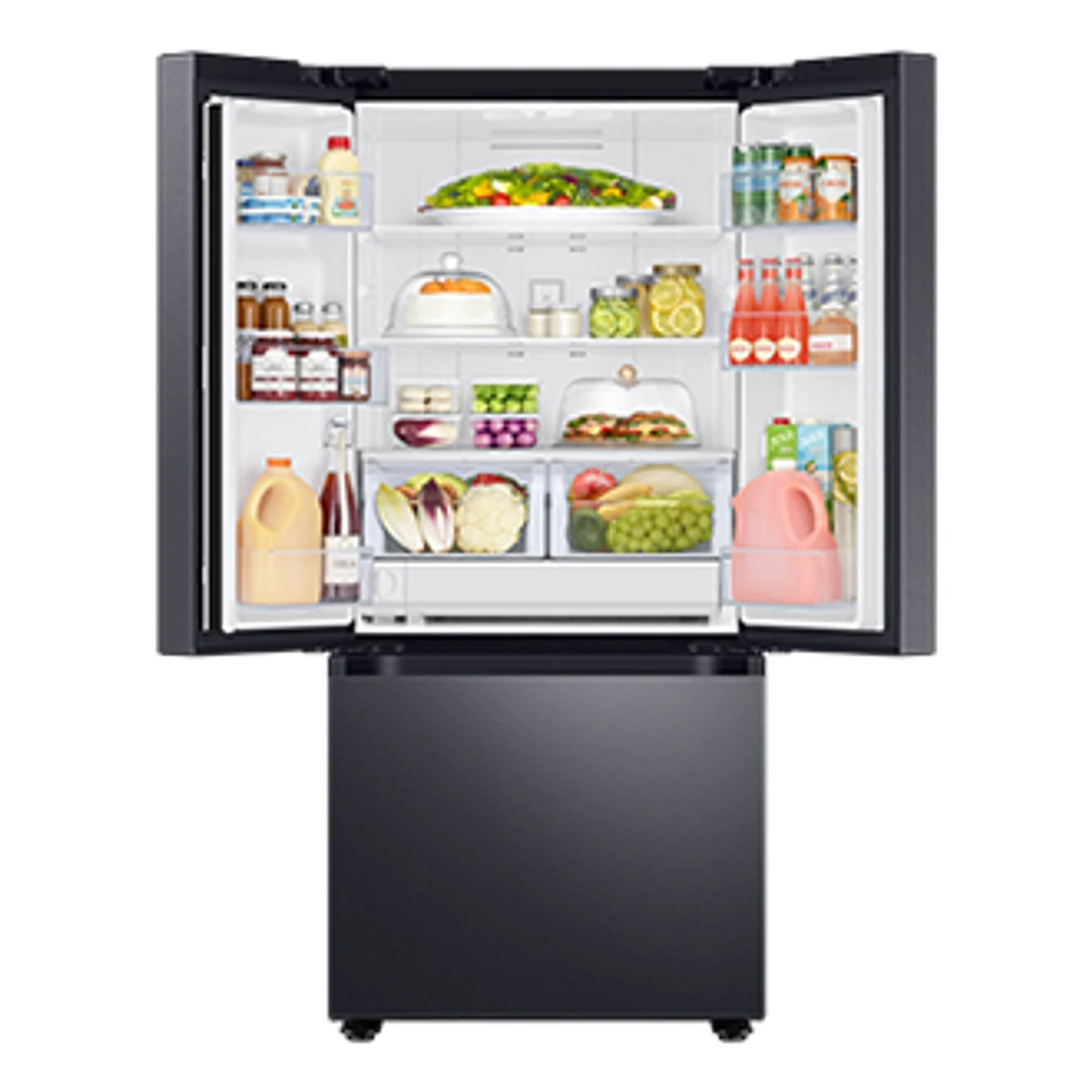 30 Inch French Door Fridge With Water Dispenser: Black | Samsung Canada