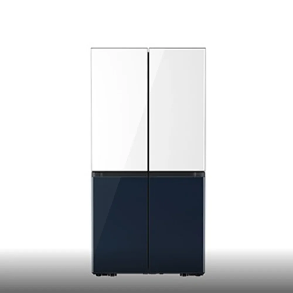 36" BESPOKE Counter-Depth 4-Door Flex French Door Refrigerators with Beverage Center™ | Samsung Canada