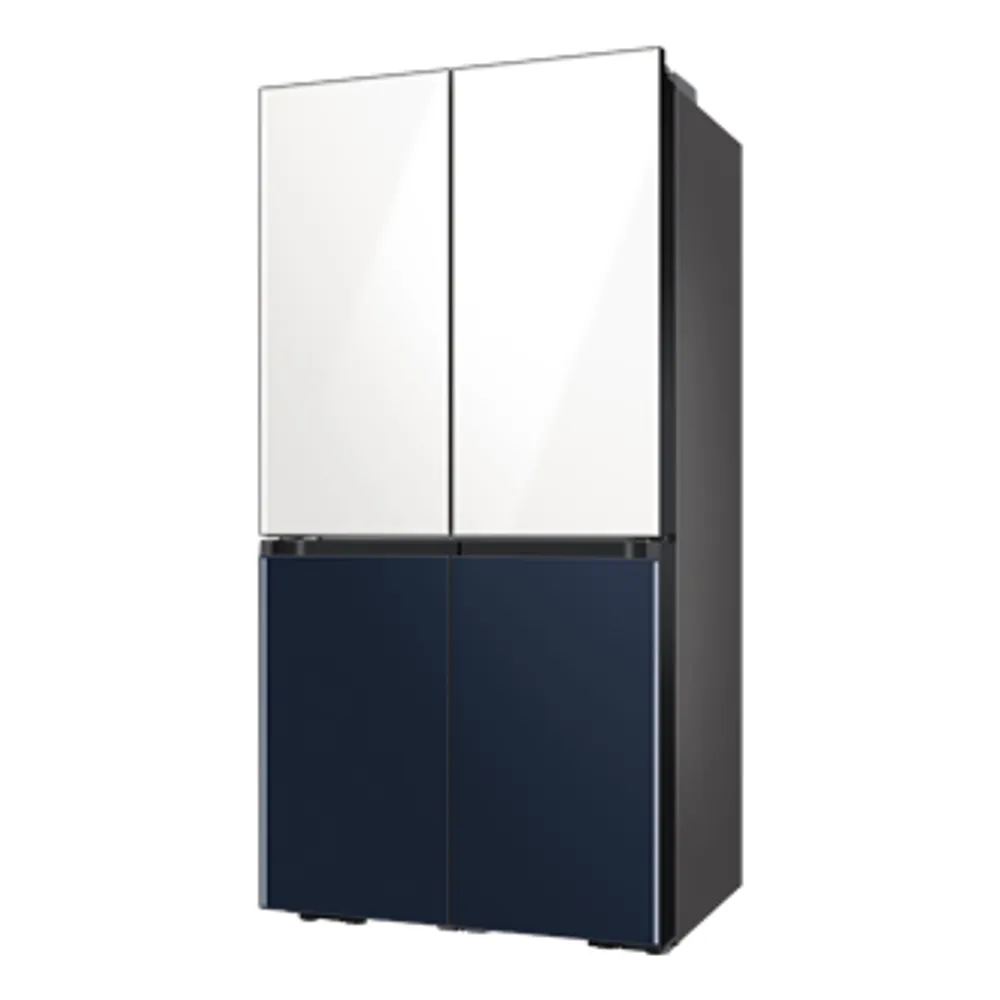 36" BESPOKE Counter-Depth 4-Door Flex French Door Refrigerators with Beverage Center™ | Samsung Canada