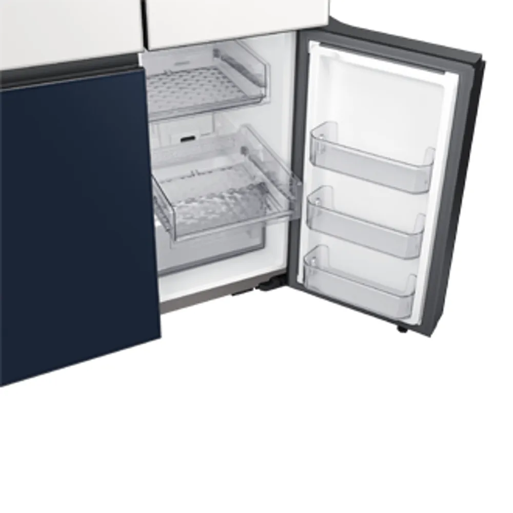 36" BESPOKE Counter-Depth 4-Door Flex French Door Refrigerators with Beverage Center™ | Samsung Canada