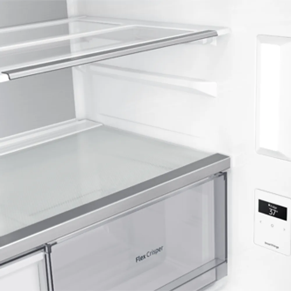 36" BESPOKE Counter-Depth 4-Door Flex French Door Refrigerators with Beverage Center™ | Samsung Canada