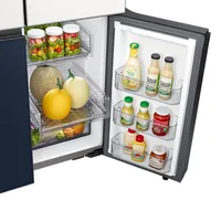 36" BESPOKE Counter-Depth 4-Door Flex French Door Refrigerators with Beverage Center™ | Samsung Canada