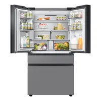 36" BESPOKE Counter-Depth 4 Door French Door Refrigerator with Beverage Center | Samsung Canada