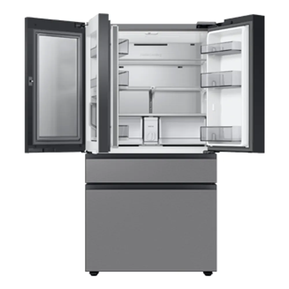 36" BESPOKE Counter-Depth 4 Door French Door Refrigerator with Beverage Center | Samsung Canada