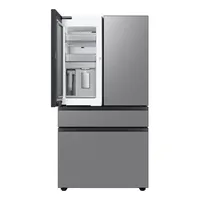 36" BESPOKE Counter-Depth 4 Door French Door Refrigerator with Beverage Center | Samsung Canada