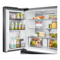 36" BESPOKE Counter-Depth 4 Door French Door Refrigerator with Beverage Center | Samsung Canada