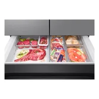 36" BESPOKE Counter-Depth 4 Door French Door Refrigerator with Beverage Center | Samsung Canada