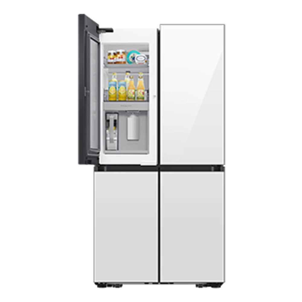 36" 23 cu.ft. Bespoke Counter Depth 4-Door Flex Fridge with Beverage Center | Samsung Canada